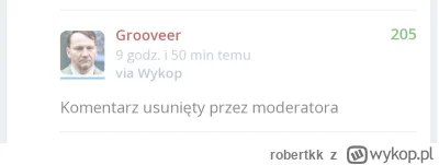 robertkk - Znowu jakiś Iwan zgłosił i usunęli Grooverowi wpis, że putin jest k i zbro...
