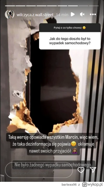 bartexx96 - Kobieta Marcina Wrzoska miała wypadek z wysokości po jej storkach można s...