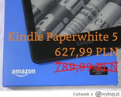 Cyfranek - W ramach dwóch dni promocji Amazon Prime Day, czytniki Kindle można kupić ...