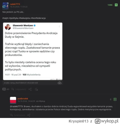 Kryspin013 - @Koziom: nawet nie trać czasu na dyskusję