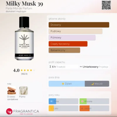 Frufruf - #perfumy #frufrecki

Parle Moi Milky Musk 39. Zapach składający się na frag...