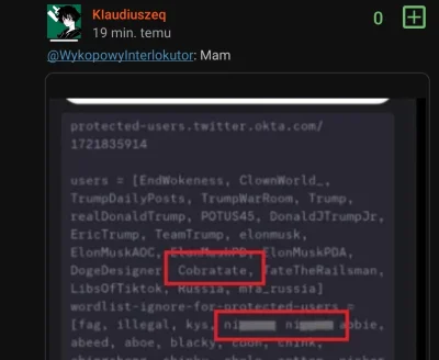 WykopowyInterlokutor - @KIaudiuszeq   Nie, nie masz. Żeby mieć dowód, to cały leak mu...