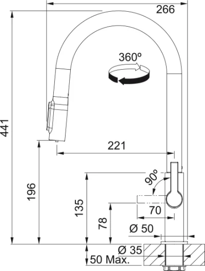 alteron - Potrzebuję baterię kuchenną która będzie dobrym tymczasowym zamiennikiem do...