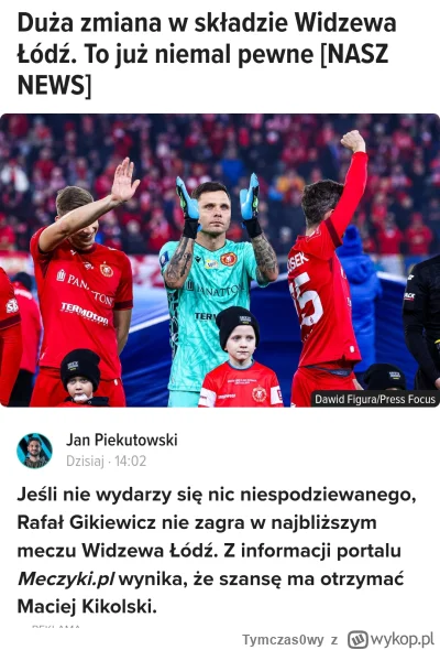 Tymczas0wy - w końcu (｡◕‿‿◕｡)

#mecz #widzew #ekstraklasa