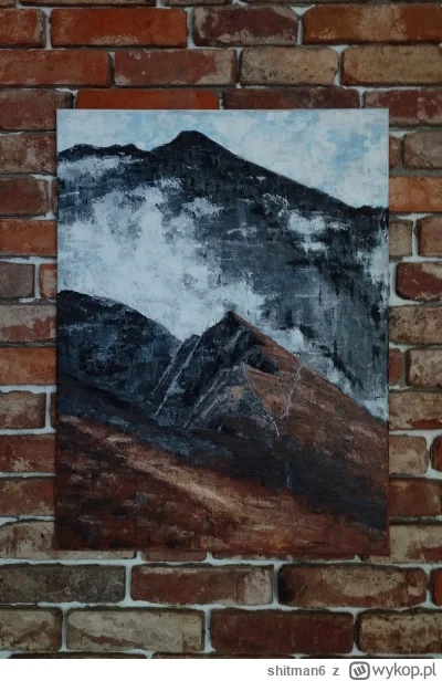 shitman6 - Namalowałem. Namalowałem obraz. 

"Na Bystrą", akryl na płótnie, 80 x 60 c...