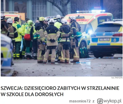 masonios72 - Ah ta liberalna Szwecja, rekordowa przestępczość, ale u Napierałke się d...