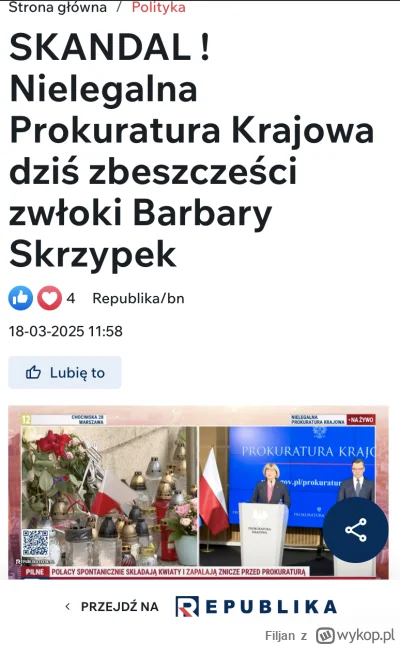 Filjan - #polityka 

Skoro idzie taki przekaz to znaczy że Kaczyński ma się czego bać...