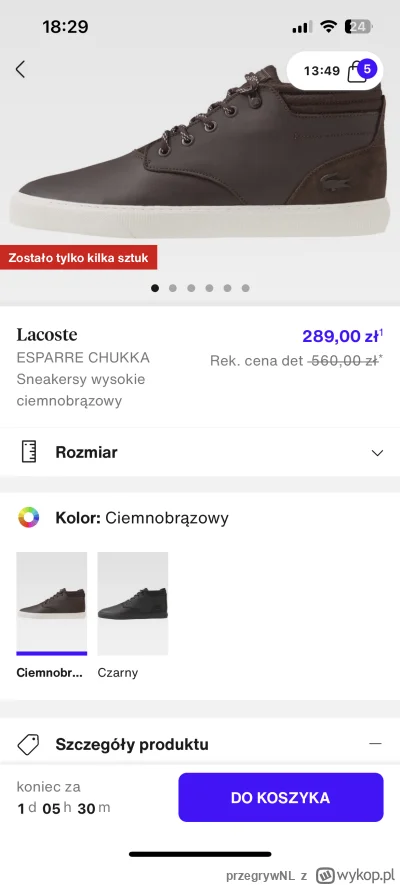 przegrywNL - Czy ktoś ma ten model #lacoste i mógłby się wypowiedzieć na temat rodzaj...