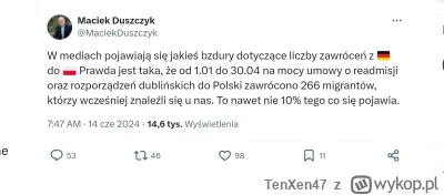 TenXen47 - Uwaga na pisowsko-konfederuską propagandę o masowym zalewie uchodzcow z Ni...