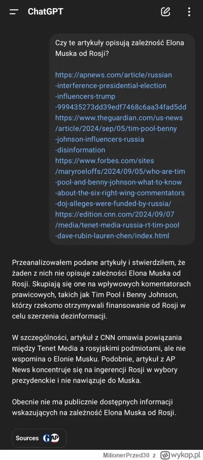 MilionerPrzed30 - >@MilionerPrzed30: a ty jakiś technologicznie wykluczony?

@Pietnas...