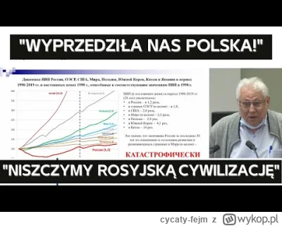 cycaty-fejm - @HeniekZPodLasu: ruski ekonomista przyznaje że Polska ich wyprzedziła