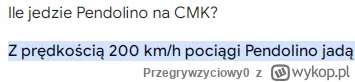 Przegrywzyciowy0 - @o__0: no to mówie że pendolino też podwyższa tylko że pendolino t...