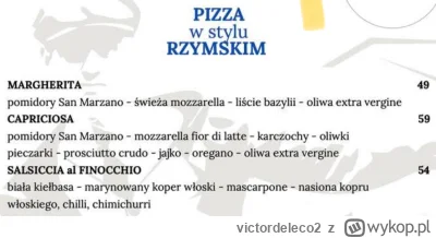 victordeleco2 - W Lublinie pizza Margherita już po 50zł :(
Ale to zap*******
#pizza #...