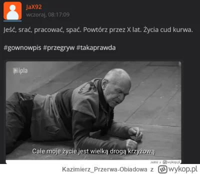 Kazimierz_Przerwa-Obiadowa - >Pięknie się czyta wasze komentarze. Aż się wzruszyłem. ...