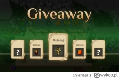 Cyleriapl - Potrójny Giveaway na Cyleria OTS ( ͡° ͜ʖ ͡°)
Dzisiaj w losowych godzinach...