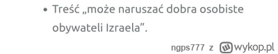ngps777 - Mordowanie Palestyńczyków może naruszać dobra osobiste Palestyńczyków 
1:1