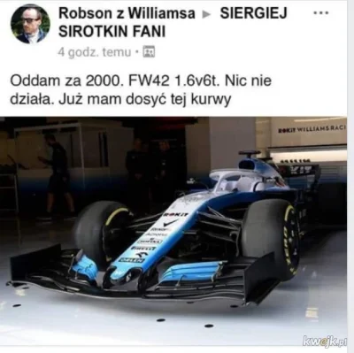 winsxspl - @okoboji: wezmę williamsa za 2k