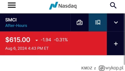 KMDZ - @maniek74:  mamy to.

 @golomb13 to chyba nie jest za dobry prognostyk dla nvi...
