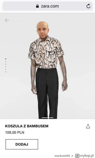 markus666 - Nowości w Zara. Koszulka z bambusem 
#sebcel