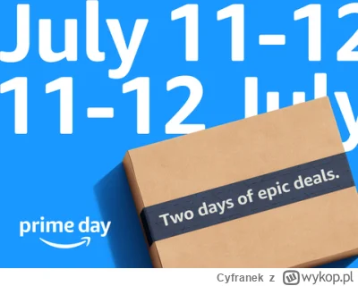 Cyfranek - Znamy już datę Amazon Prime Day 2023. W tym roku akcja będzie miała miejsc...