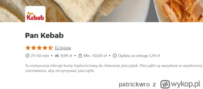 patrickwro - 50zł minimalna kwota zamówienia, mimo i tak dodatkowo płatnej dostawy :D...