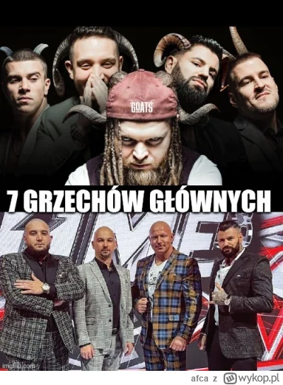 afca - 1. Pycha - Boxdel
2. Chciwość - Błoński
3. Nieczystość - Izak
4. Nieumiarkowan...