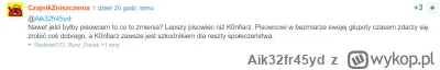 Aik32fr45yd - @CzajnikZniszczenia: Powiedział to pis0wski pet xD