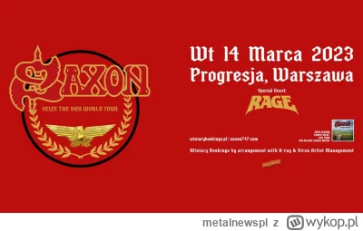 metalnewspl - Już 14. marca w warszawskim klubie Progresja odbędzie się koncert zespo...