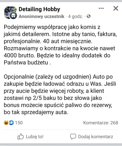 mannoroth - Nie wiem czy fejk, ale xD I ta zawrotna kwota xDDD
#motoryzacja #januszeb...