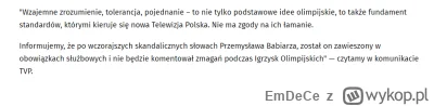 EmDeCe - #igrzyska #paryz2024 

Te fikołki, że niby Babiarz poszkodowany a Kurdej-Sza...