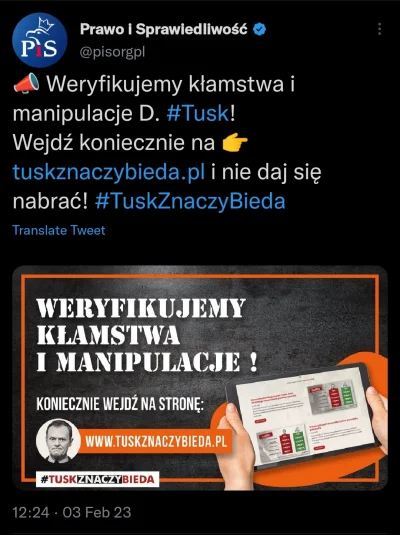 tigerus78 - Po 8 latach rządów dają takie coś xD osiągnięć żadnych, tylko Tusk 
#poli...