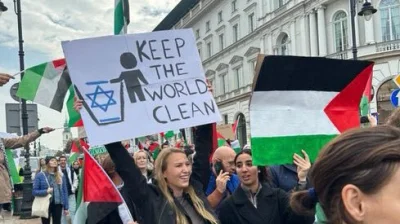 josedra52 - >Osoby nienawidzące Żydów bez przeszkód demonstrują na niemieckich ulicac...