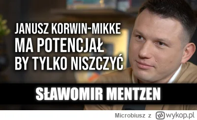 Microbiusz - Szkoda że tak dużo ludzi stara się szufladkować konfederacje zamiast wys...