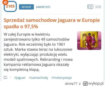 dzony77 - Wykop to świadomi użytkownicy vol 2137 xDD 

Na głównej artykuł o upadku ja...