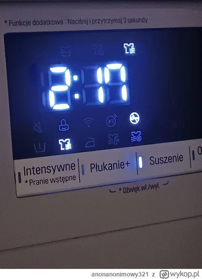 anonanonimowy321 - Minimum tyle czasu zostało do pójścia spać bo pranie się jeszcze r...