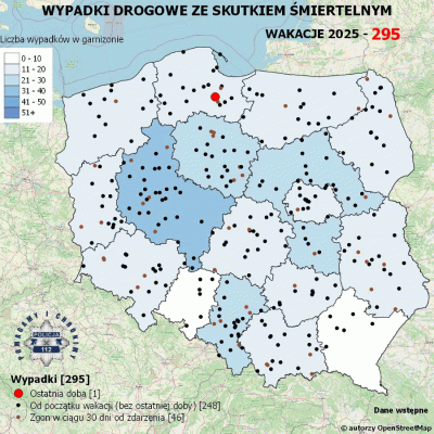 Salido - Minął 62. (z 66) dzień wakacji. 

W ciągu ostatniej doby miał miejsce 1 wypa...