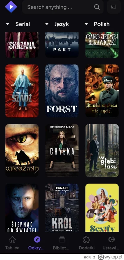 adi0 - @Sindbad000: można sobie pobrać wtyczkę The Movie Database Addon v3.1.3 z języ...