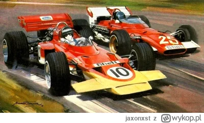jaxonxst - Jochen Rindt w walce z Jackym Icxem podczas Grand Prix Holandii 1970
Dzieł...