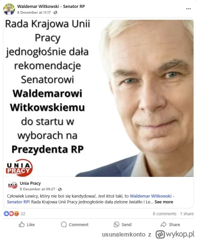 usunalemkonto - Skandaliczne słowa senatora Lewicy w programie. "Każdemu się zdarza"....