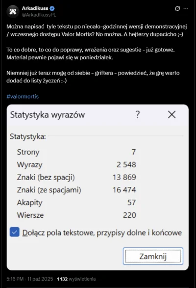 bartosz-m_____ - A ten silniczek kolejny raz chwali się ile to tekstu nie napisał xDD...