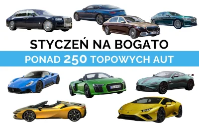 OrzechowyDzem - Styczeń 2023 na bogato - ponad 250 aut super premium | Dane rejestrac...