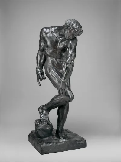 Loskamilos1 - Rzeźba Adama stworzona w roku 1910, dzieło francuskiego rzeźbiarza, Aug...