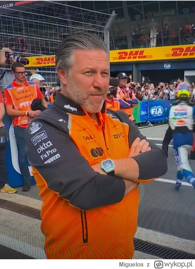Miguelos - Oczywiście Zak Brown nie cieszy się ze zwycięstwa Piastriego. Obrzydliwa k...