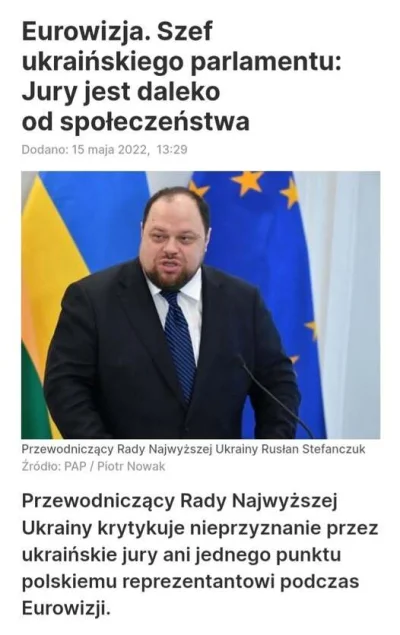 JPRW - @steamycapybarabath: Przypominam, że trzy lata temu marszałek ukraińskiego par...