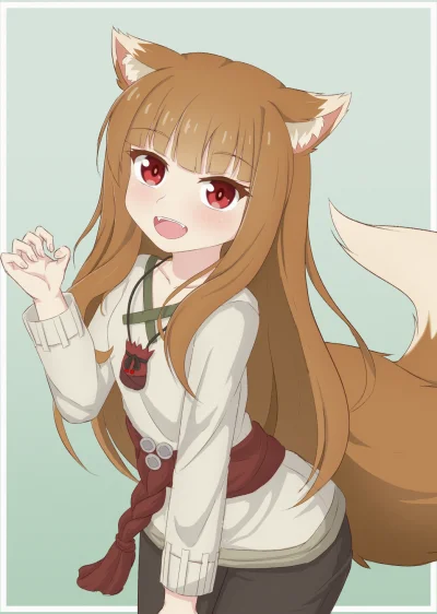 LatajacaPapryka512 - stare wilczysko
#anime #randomanimeshit #spiceandwolf #holo