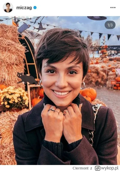 Clermont - >nie widziałam żadnej kobiety, która by wyglądała lepiej w krótkich włosac...