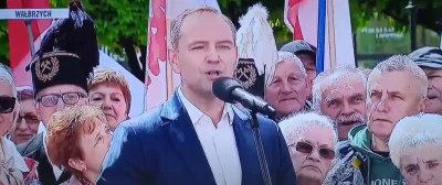 S.....a - Dlaczego na pisowskich spędach zawsze muszą być górnicy w tych śmiesznych c...