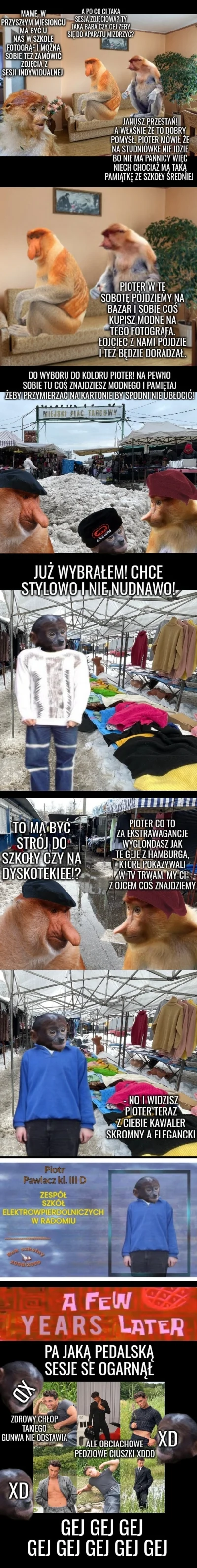 Sterax33 - #konkursnanajbardziejgownianymemznosaczem #byloaledobre #nosaczsundajski #...