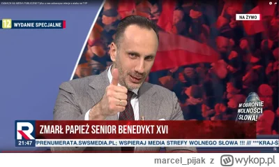 marcel_pijak - Włączyłem na chwilę TV Republika, ot tak dla beki. Słyszałem komentarz...