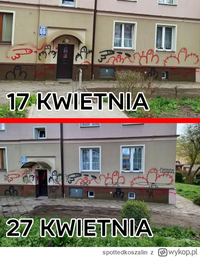 spottedkoszalin - Lokalni artyści postanowili zaktualizować swoje arcydzieło na Piłsu...